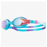 Очки для плавания детские TYR Swimple Tie Dye Mirrored, арт.LGSWTDM-547, ЗЕРКАЛЬНЫЕ линзы, мультикол. опр.
