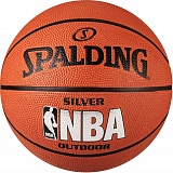 Мяч баскетбольный SPALDING NBA Silver Series Outdoor, р.3, арт.65-821Z
