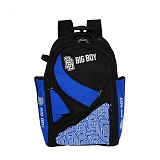 Рюкзак на колесах BIG BOY Elite Line Junior арт.BB-BACKPACK-EL-BL, полиэстер, сине-красно-белый