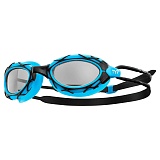 Очки для плавания "TYR Nest Pro", арт.LGNST-093, ДЫМЧАТЫЕ линзы, голубая опр.