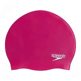 Шапочка для плавания "SPEEDO Plain Molded Silicone Cap", арт.8-70984B495, РОЗОВЫЙ, силикон