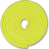Скакалка гимнастическая "INDIGO" арт.SM-123-LM, утяжеленная, 180г, длина 3м, шнур, лимонный