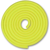 Скакалка гимнастическая "INDIGO" арт.SM-121-LM, утяжеленная, 150г, длина 2,5м, шнур, лимонный