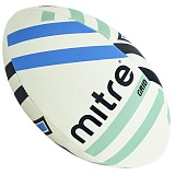 Мяч для регби MITRE Grid D4P, р. 5, арт.5BB1153B65, резина, бело-синий