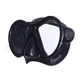 Маска для плав. "Salvas Kool Mask", р. Senior, черный, арт.CA550N2NNSTH, закален.стекло, силикон