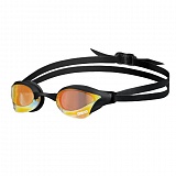 Очки для плавания "ARENA Cobra Core Swipe MR", арт.003251350, ЗЕРКАЛЬН.линзы, смен.перен, черная опр