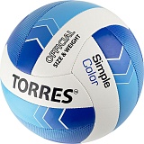Мяч волейбольный TORRES Simple Color, р.5, арт.V32115