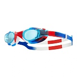 Очки для плавания подростковые TYR Vesi Tie Dye Junior, арт.LGVSITD-424, ГОЛУБЫЕ линзы, мультикол опр.