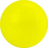 Мяч для художественной гимнастики,  диам. 15 см, ПВХ, желтый, арт.AG-15-06