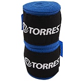 Бинт боксерский "TORRES", дл. 3,5 м, шир. 5,5 см, синий, арт.PRL62017BU
