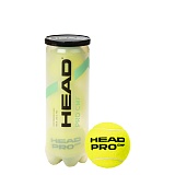 Мяч теннисный HEAD Pro Comfort 3B,арт.577573, уп.3 шт